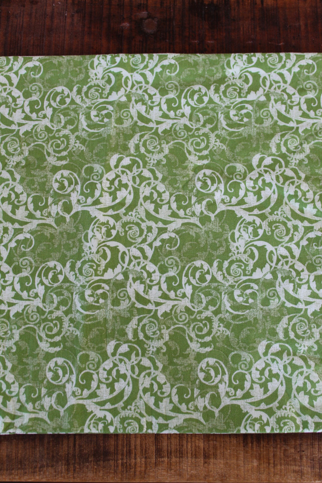Green Damask Placemats