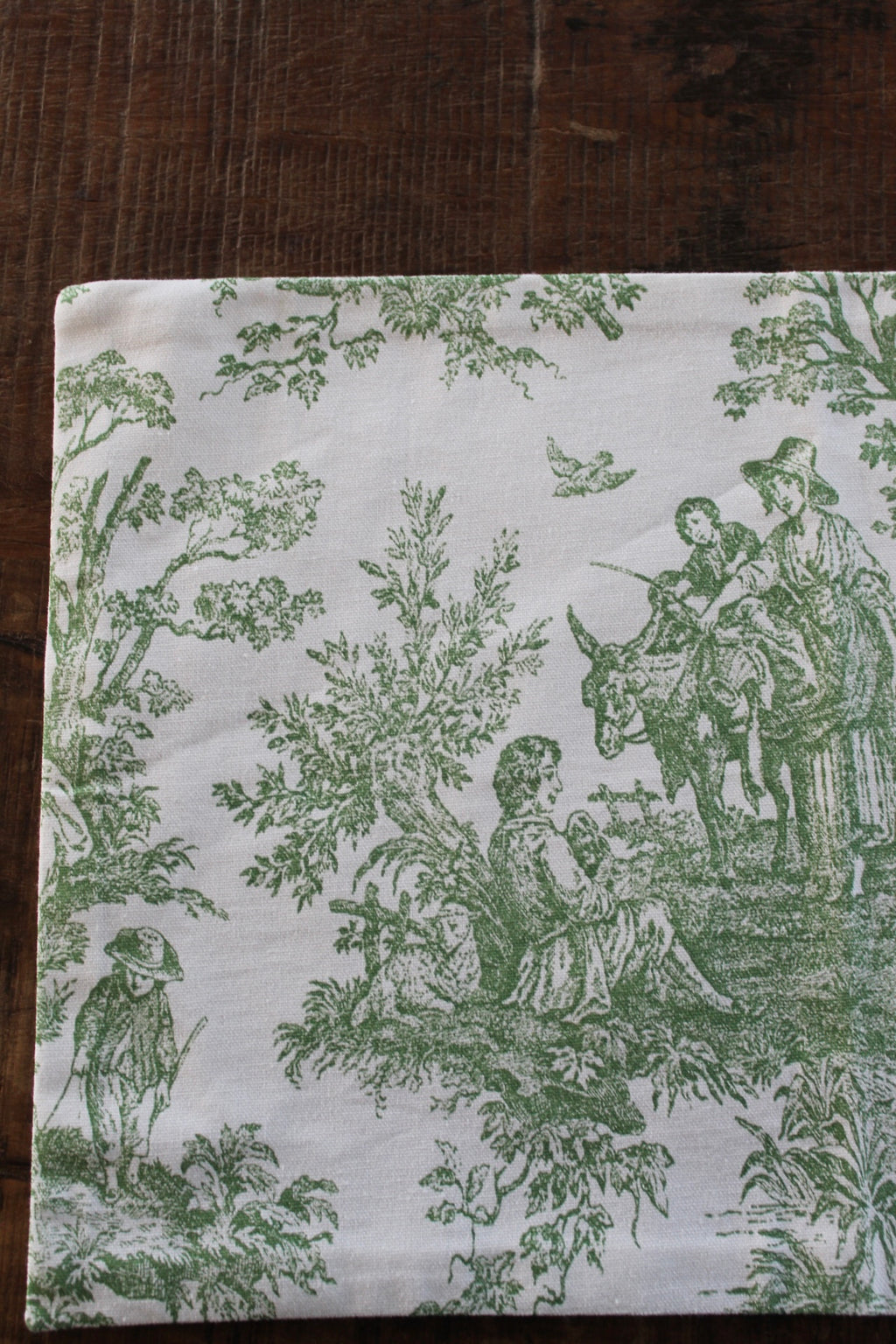Green Toile Placemat