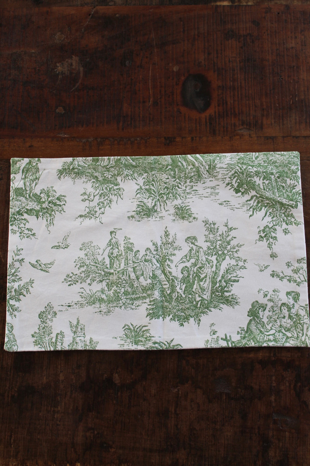 Green Toile Placemat