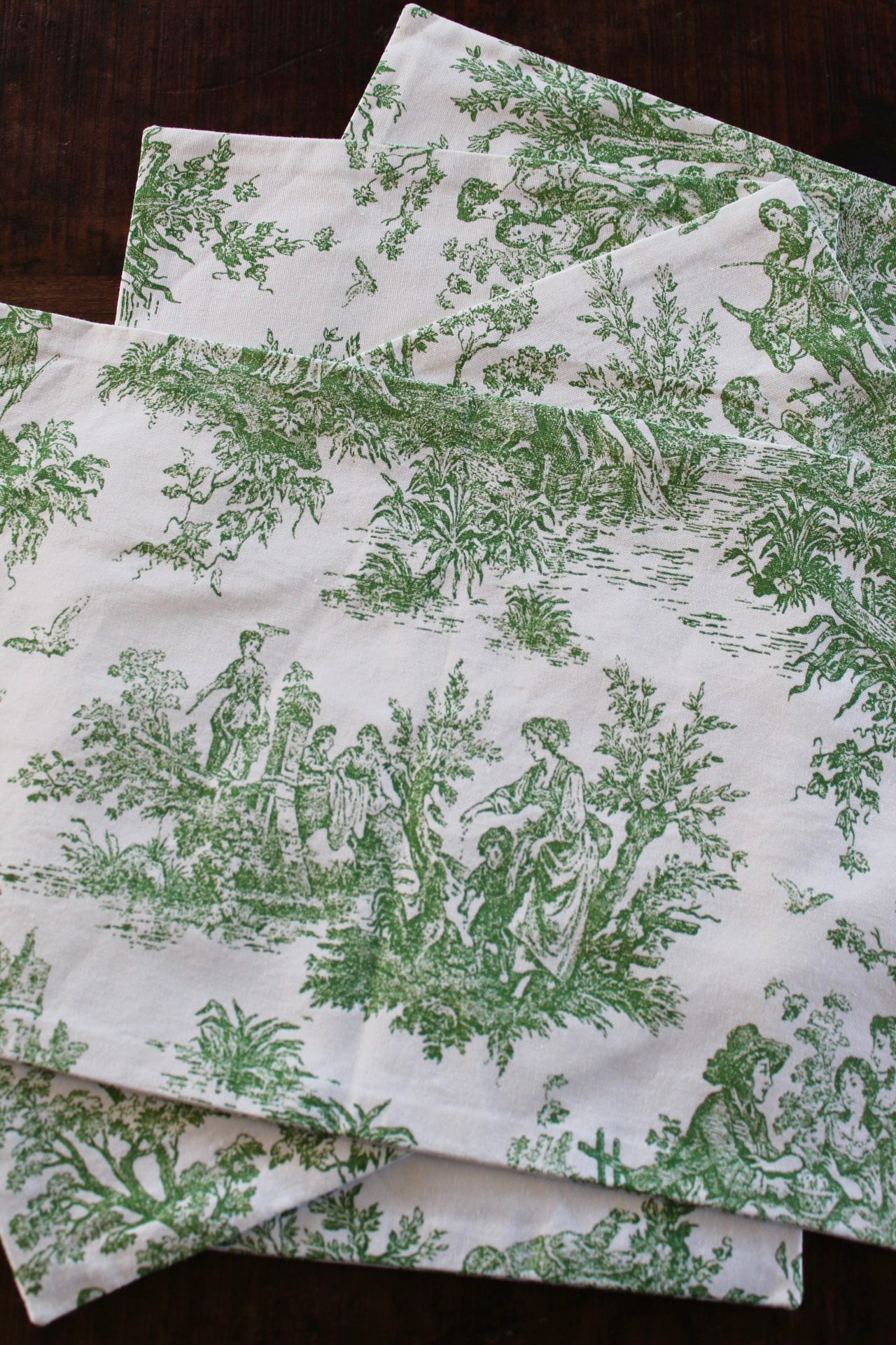 Green Toile Placemat