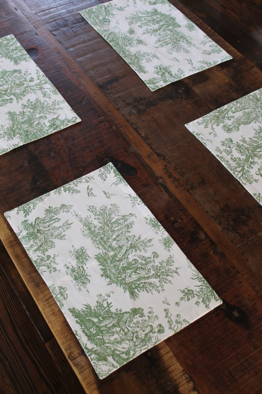 Green Toile Placemat