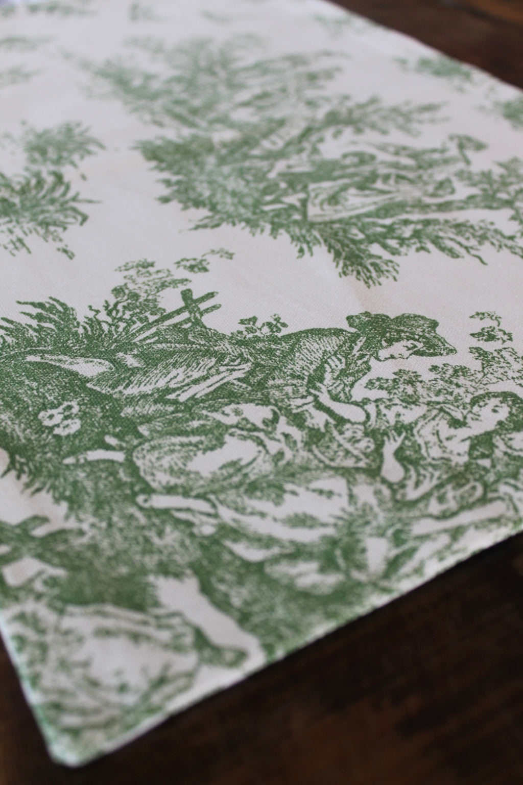 Green Toile Placemat