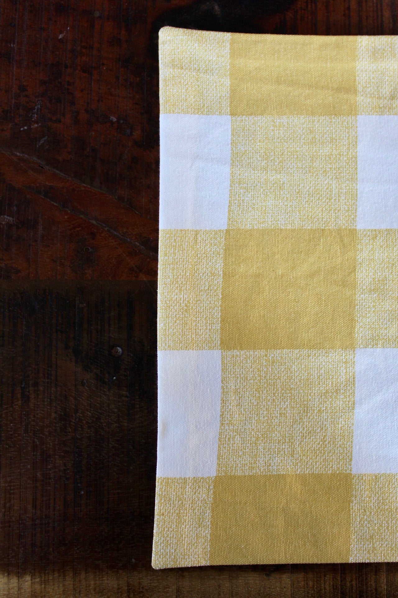 Yellow Checkered Placemats