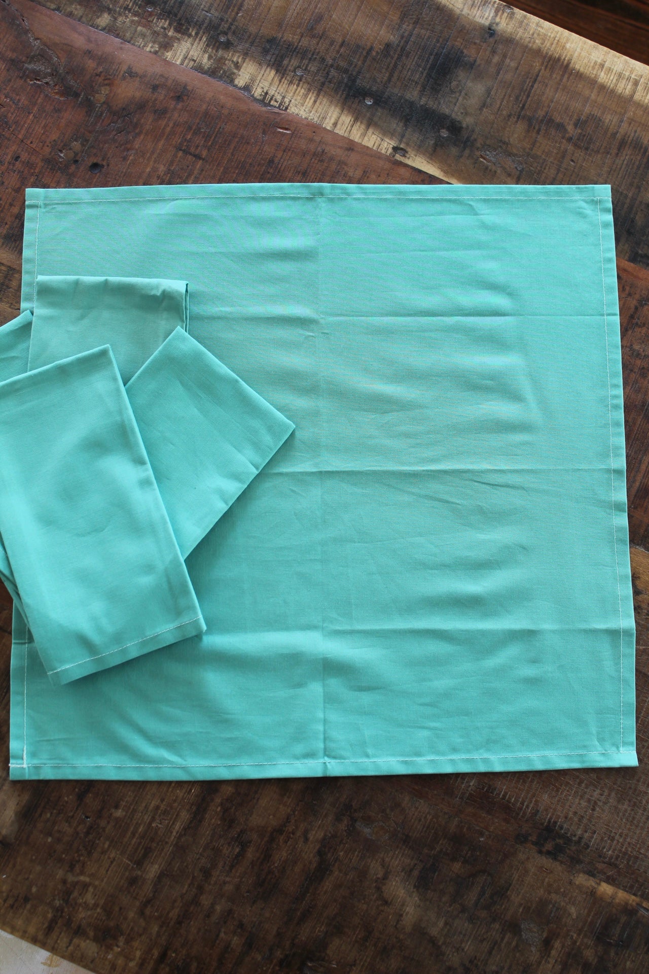 Teal Cloth Napkins