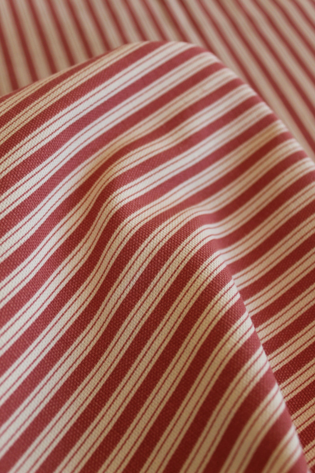 Red Striped Tablecloth