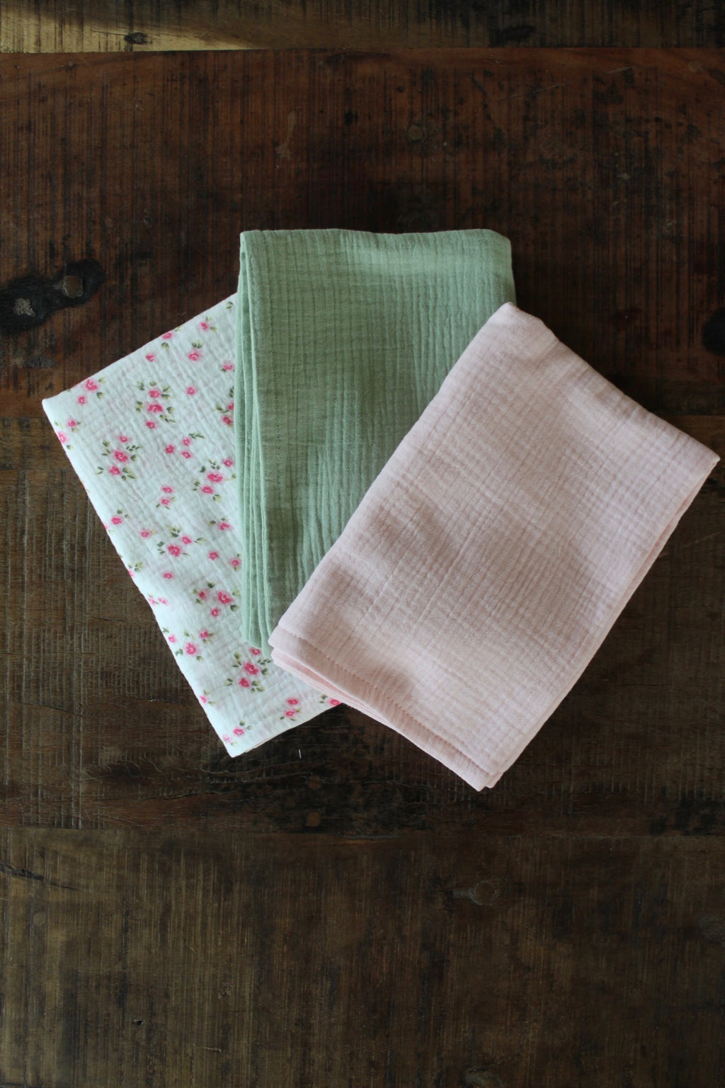 Baby Girl Burp Cloths