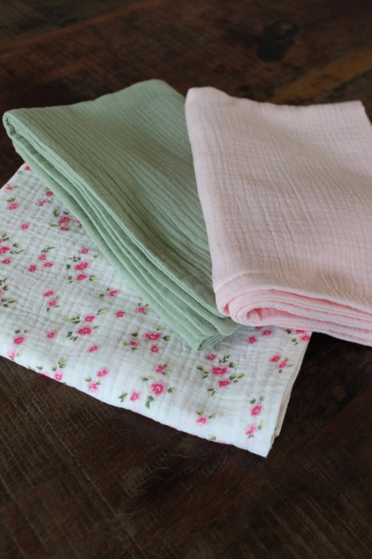 Baby Girl Burp Cloths